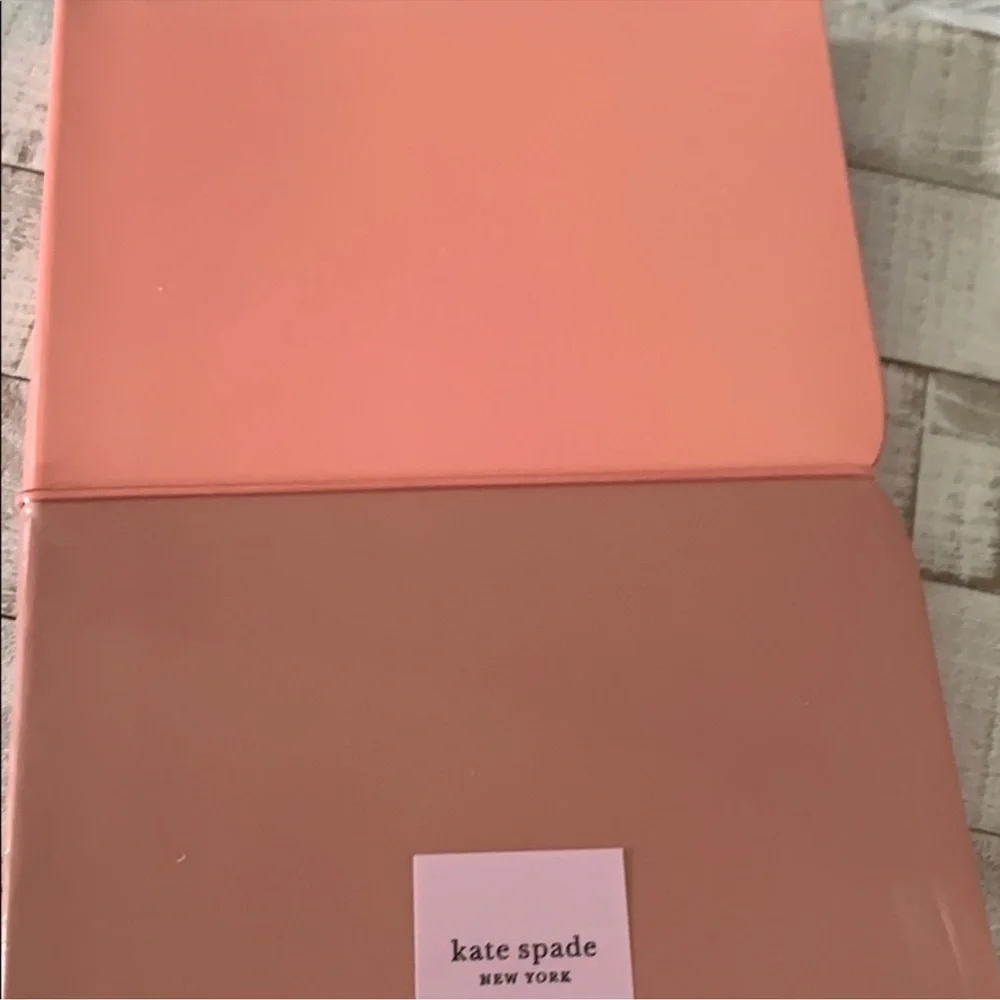 Kate Spade Blush Pink Notebook NWT 10”X7”